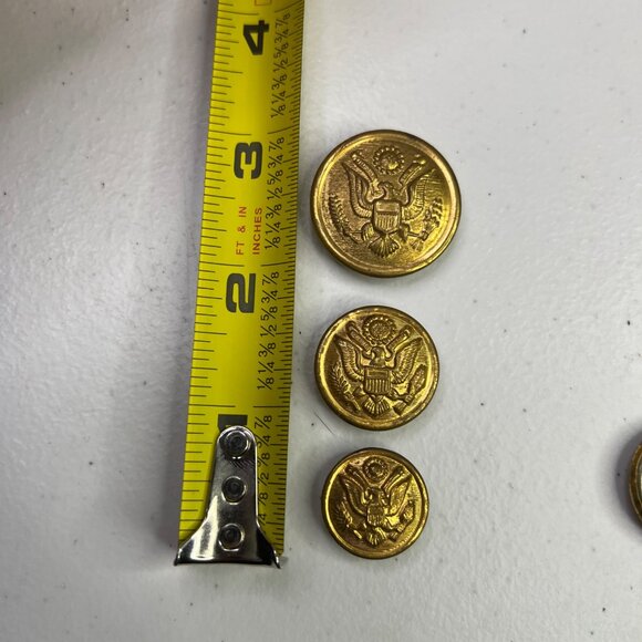 Lot Of Vintage U.S. Navy Anchor & Eagle Uniform Buttons 15 Pcs - Picture 5 of 5